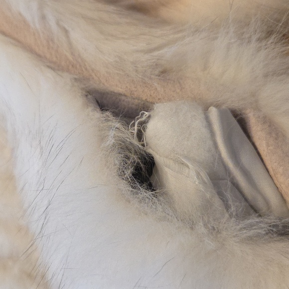 Vintage Murano Genuine Blue Fox Fur Jacket Size Medium - Picture 11 of 13